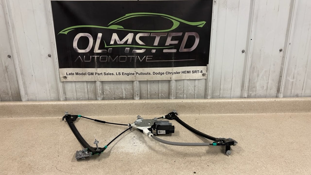 05 13 Corvette C6 Z06 Front Driver Window Regulator Motor GM 25815795 Left 59K