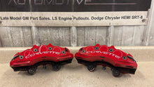 Load image into Gallery viewer, 05 13 Chevrolet Corvette C6 Z06 Front Brake Calipers 6 Piston Set Brakes OEM 56K
