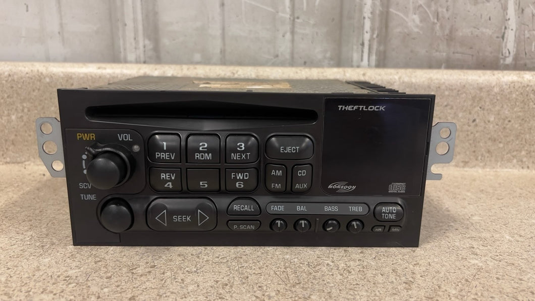 98 02 Chevrolet Camaro SS AM/FM CD Player Radio Audio Stereo OEM GM 10306067 80K