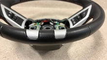Load image into Gallery viewer, 10 11 Camaro SS Leather Steering Wheel Manual Trans GM Black W/ Orange Stitching
