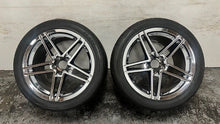 Load image into Gallery viewer, 06 08 C6 Corvette Z06 Speedline 19x12 Rear Wheels Drag 19&#39;&#39; Chrome 9594356 GM
