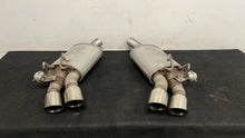 Load image into Gallery viewer, 12 15 Camaro ZL1 SS Factory NPP Bi Mode Dual Exhaust Mufflers Quad Tips GM
