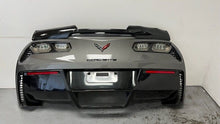 Load image into Gallery viewer, 14 19 Corvette C7 Z06 Rear Bumper Cover Complete Gray Panel GM Tail Lights NICE!
