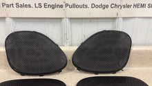 Load image into Gallery viewer, 98 02 Pontiac Firebird Trans AM WS6 Factory Speaker Covers Trim Black OEM Set 8
