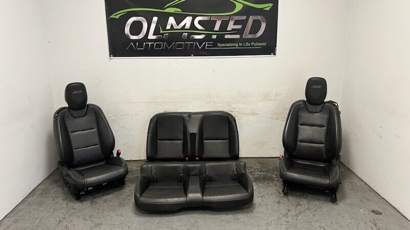 10 15 Chevrolet Camaro SS Convertible Front Rear Power Heated Leather Seats GM