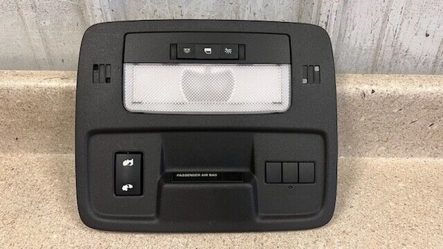 10 15 Camaro SS Center Upper Overhead Console GM Black Roof Sunroof Switches
