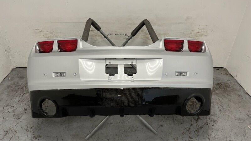 10 13 Camaro Hennessey SS Rear Bumper Cover Tail Lights Silver GM Carbon Fiber