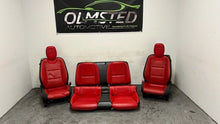 Load image into Gallery viewer, 10 15 Chevrolet Camaro SS Front Rear Power Heated Leather Seats GM Red Black 45K
