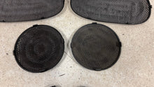 Load image into Gallery viewer, 98 02 Pontiac Firebird Trans AM WS6 Factory Speaker Covers Trim Black OEM Set 8
