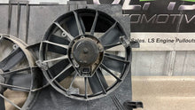 Load image into Gallery viewer, 1997 2004 Chevrolet Corvette C5 Radiator Cooling Fans Dual Assembly OEM GM 65K
