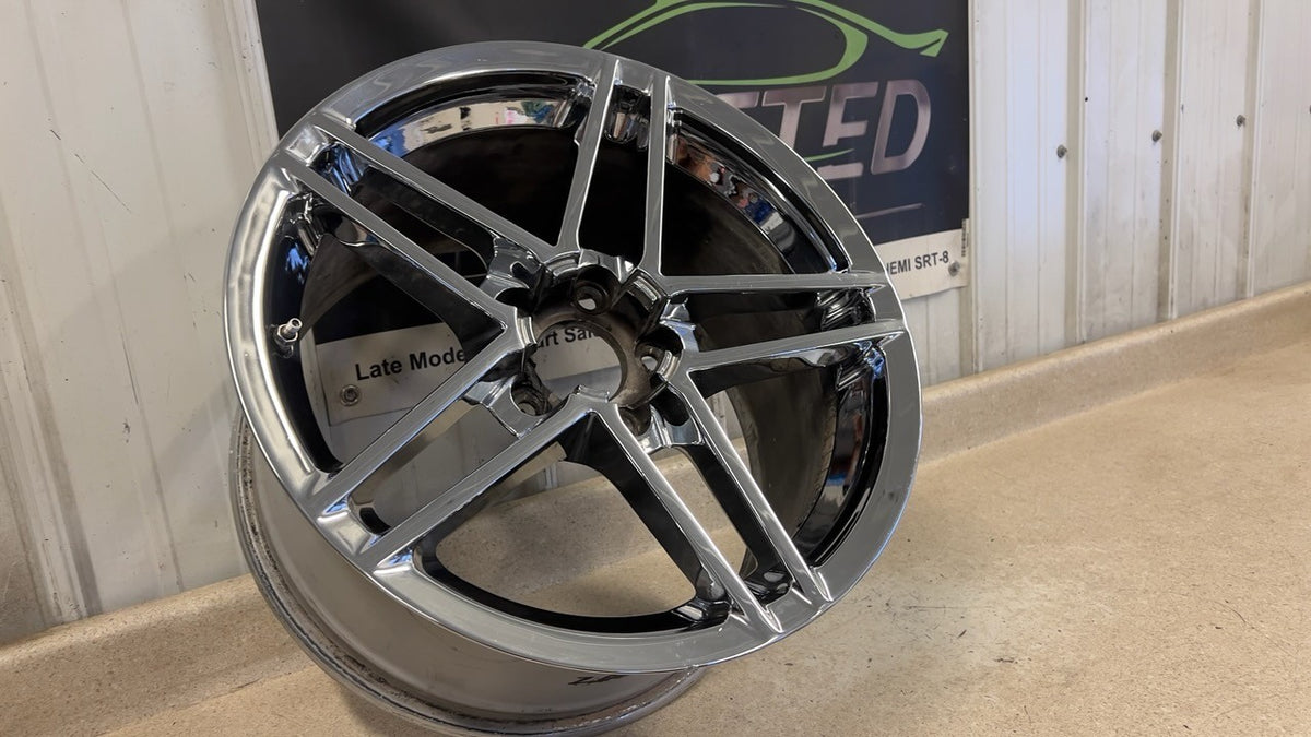 06 13 Chevrolet C6 Corvette Z06 Factory 18'' Chrome Wheel 18x9.5 Speed ...