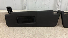 Load image into Gallery viewer, 10 15 Camaro SS Driver Passenger Side Sun Visors Left Right Visor Black Pair 45K
