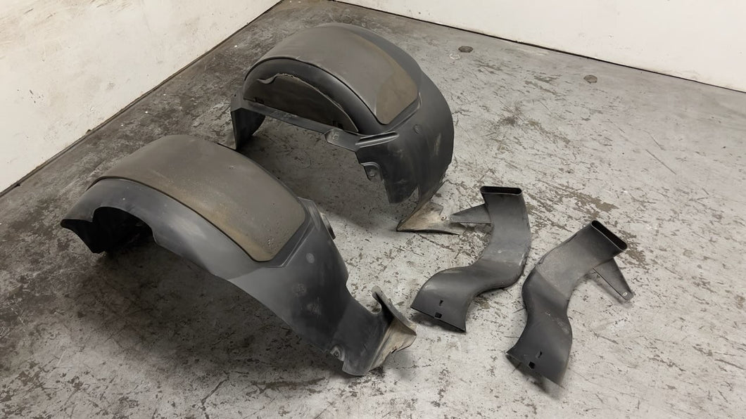 06 13 Corvette C6 Z06 Wide Body Rear Right Left Wheelhouse Liners Ducts GM OEM