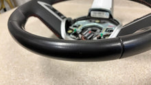 Load image into Gallery viewer, 10 11 Camaro SS Leather Steering Wheel Manual Trans GM Black W/ Orange Stitching
