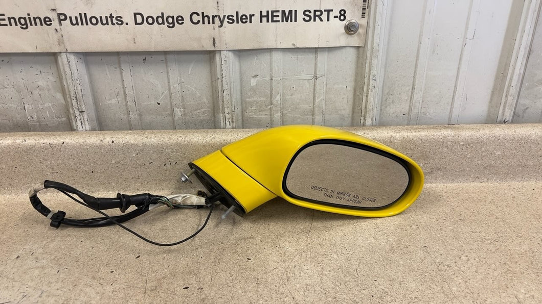 05 13 Chevrolet C6 Corvette Z06 Passenger Side Power Mirror OEM GM Yellow Right