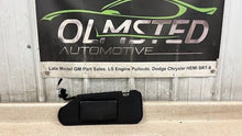 Load image into Gallery viewer, 05 13 Chevrolet Corvette Z06 C6 Driver Sun Visor Left GM Shade Black OEM LH
