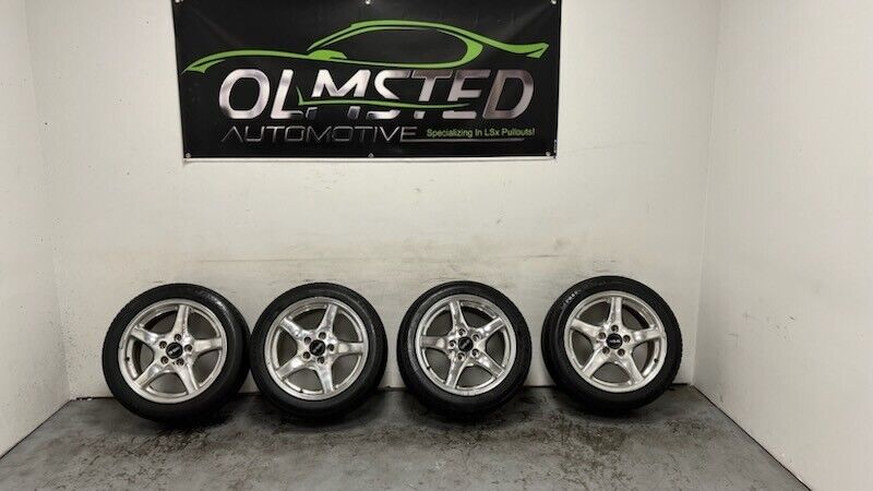 93 02 Firebird Trans AM Polished Wheels Tires 17x9 17'' GM 9592509