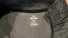Load image into Gallery viewer, Men's Small Under Armour 1/4 Zip Up Pullover Fleece Twist Gray 1373359 SM NICE!
