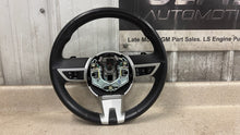 Load image into Gallery viewer, 10 11 Chevrolet Camaro SS Leather Steering Wheel GM Black Stone Stitching 35K
