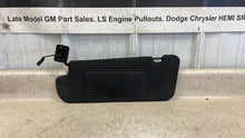 Load image into Gallery viewer, 04 05 06 Pontiac GTO Driver Sun Visor Left LH OEM GM Black Lights Shade
