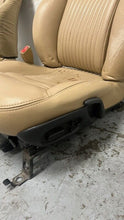 Load image into Gallery viewer, 97 04 Chevrolet Corvette C5 Seats Tan Leather Driver Passenger GM Power
