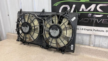 Load image into Gallery viewer, 12 15 Chevrolet Camaro SS Factory Radiator Cooling Fans Fan Assembly OEM GM
