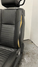 Load image into Gallery viewer, 11 14 Dodge Challenger Seats Front Rear Black Leather Power Heated Manual
