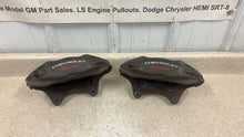 Load image into Gallery viewer, 2010 2015 Camaro SS Front Driver Passenger Brembo Brake Calipers Pair OEM 46K
