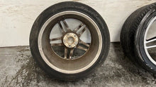 Load image into Gallery viewer, 06 13 C6 Corvette Z06 Speedline 19x12 Rear Wheels Tires 19'' Chrome 9594356 GM
