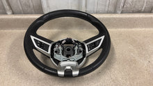 Load image into Gallery viewer, 10 11 Chevrolet Camaro SS Leather Steering Wheel GM Black Stone Stitching 56K
