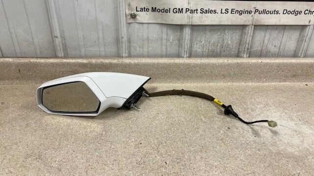 2010 2015 Chevrolet Camaro Driver Side Mirror Left Heated OEM SS LH White 75K