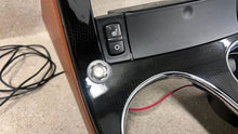 Load image into Gallery viewer, 05 13 C6 Corvette Custom Leather Center Console Lid Radio Trim Boot Black Brown
