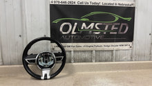 Load image into Gallery viewer, 10 11 Chevrolet Camaro SS Leather Steering Wheel GM Black Stone Stitching 35K
