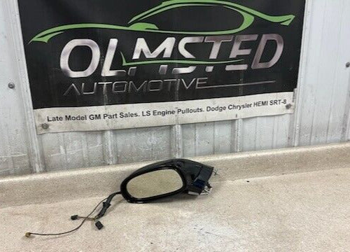 05 13 C6 Corvette Z06 Driver Side Power Mirror Left OEM GM LH Carbon Flash