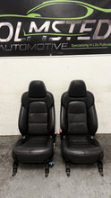 Load image into Gallery viewer, 06-13 Corvette C6 Grand Sport Leather Power Seats Black GM 85K Right Left NICE!!
