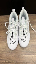 Load image into Gallery viewer, Nike Alpha Menace Varsity 3 (CV0586-109) White Men&#39;s Football Cleats 9.5 NEW
