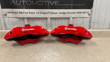 Load image into Gallery viewer, 15 20 Dodge Challenger Charger SRT8 Front 6 Piston Brake Calipers Brembo Red 23K
